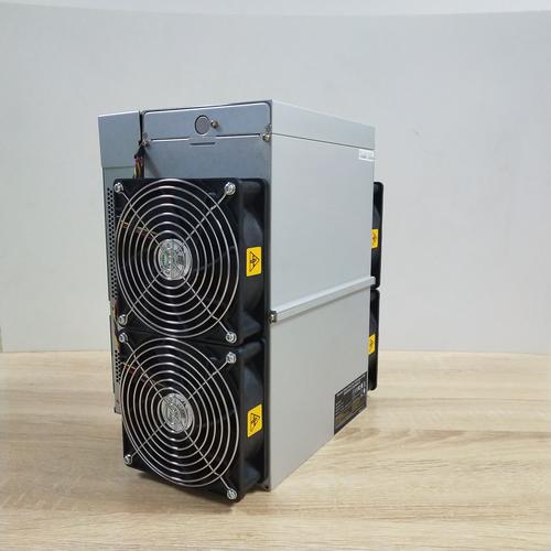 Cutting-edge miner hardware powering through a Bitcoin block verification process