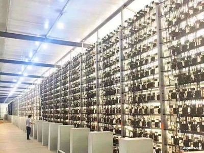A sprawling crypto mining farm harnessing renewable energy in India