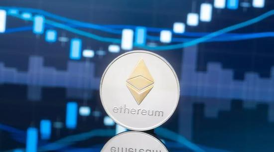 Ethereum logo representing a prominent cryptocurrency